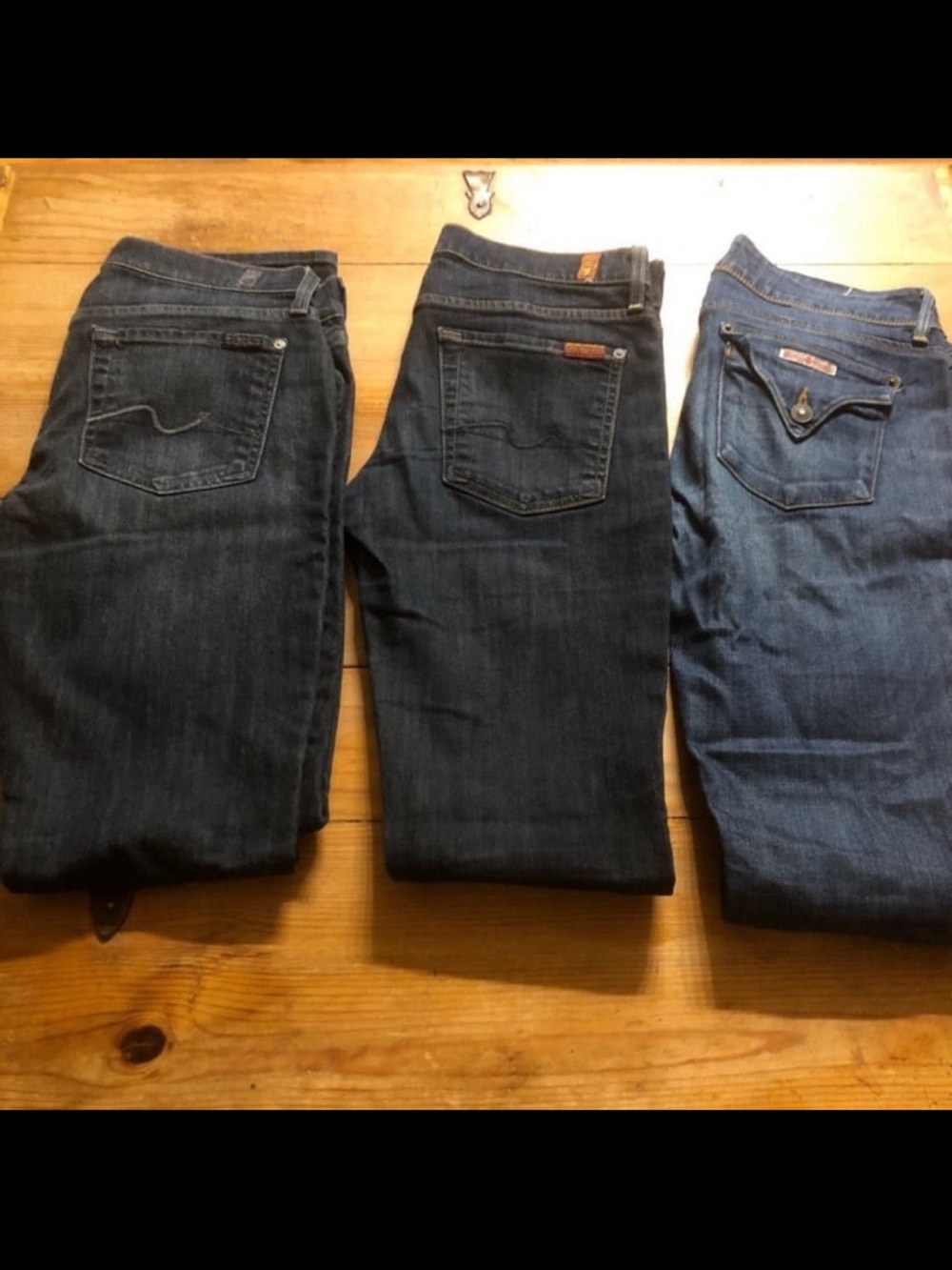7 For all Mankind and Hudson Women’s Jeans-Size 27/28
